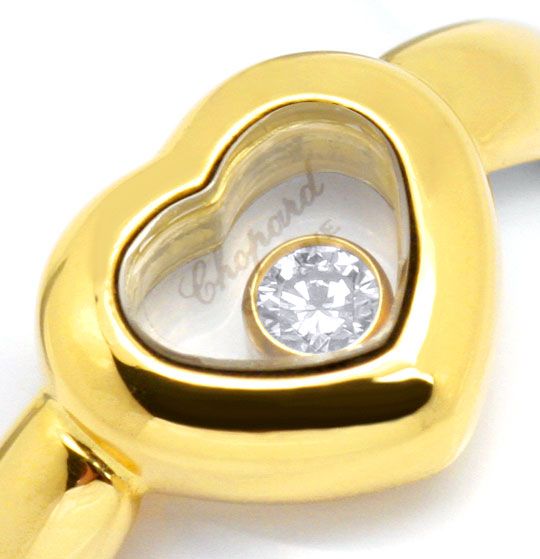 Foto 3 - Original Chopard Happy Diamonds Brillant Herz Ring Gold, R3227
